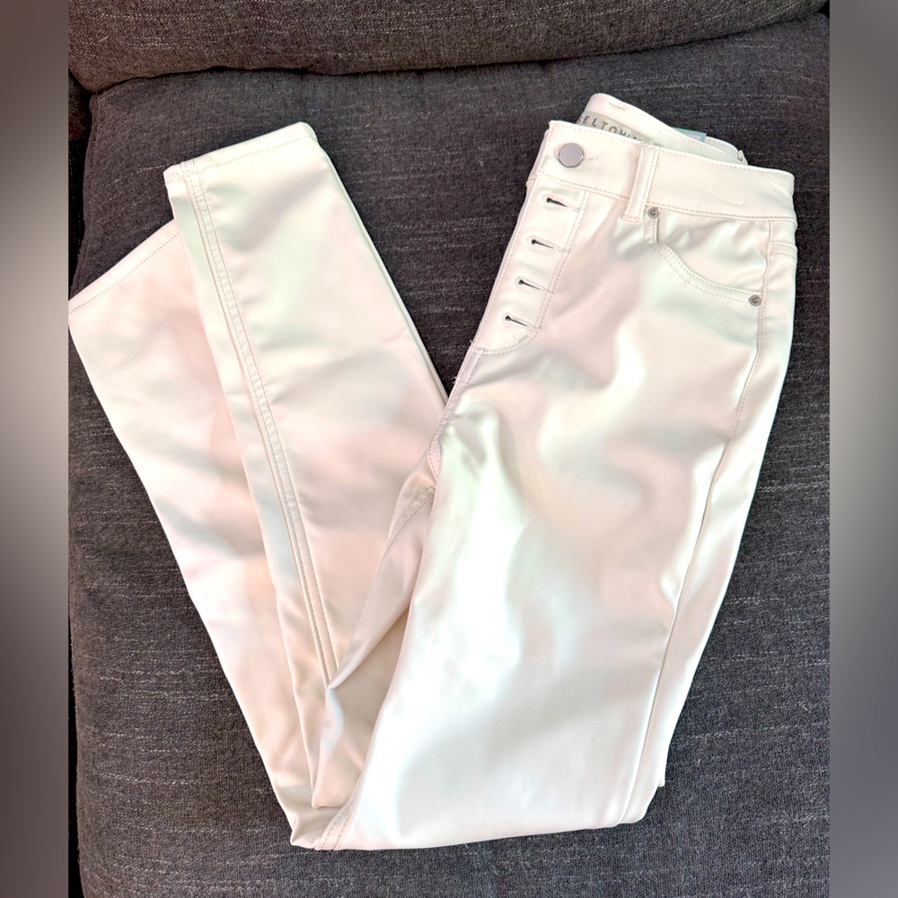 New faux leather pants